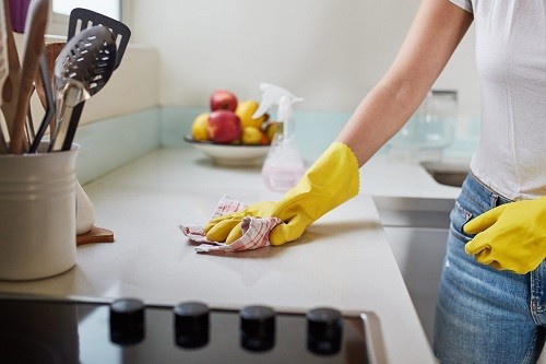 نظافت صفحه کابینت